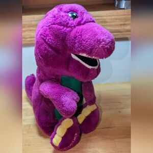 Vintage 1992 Barney The Purple Dinosaur Plush: 13" Stuffed Animal